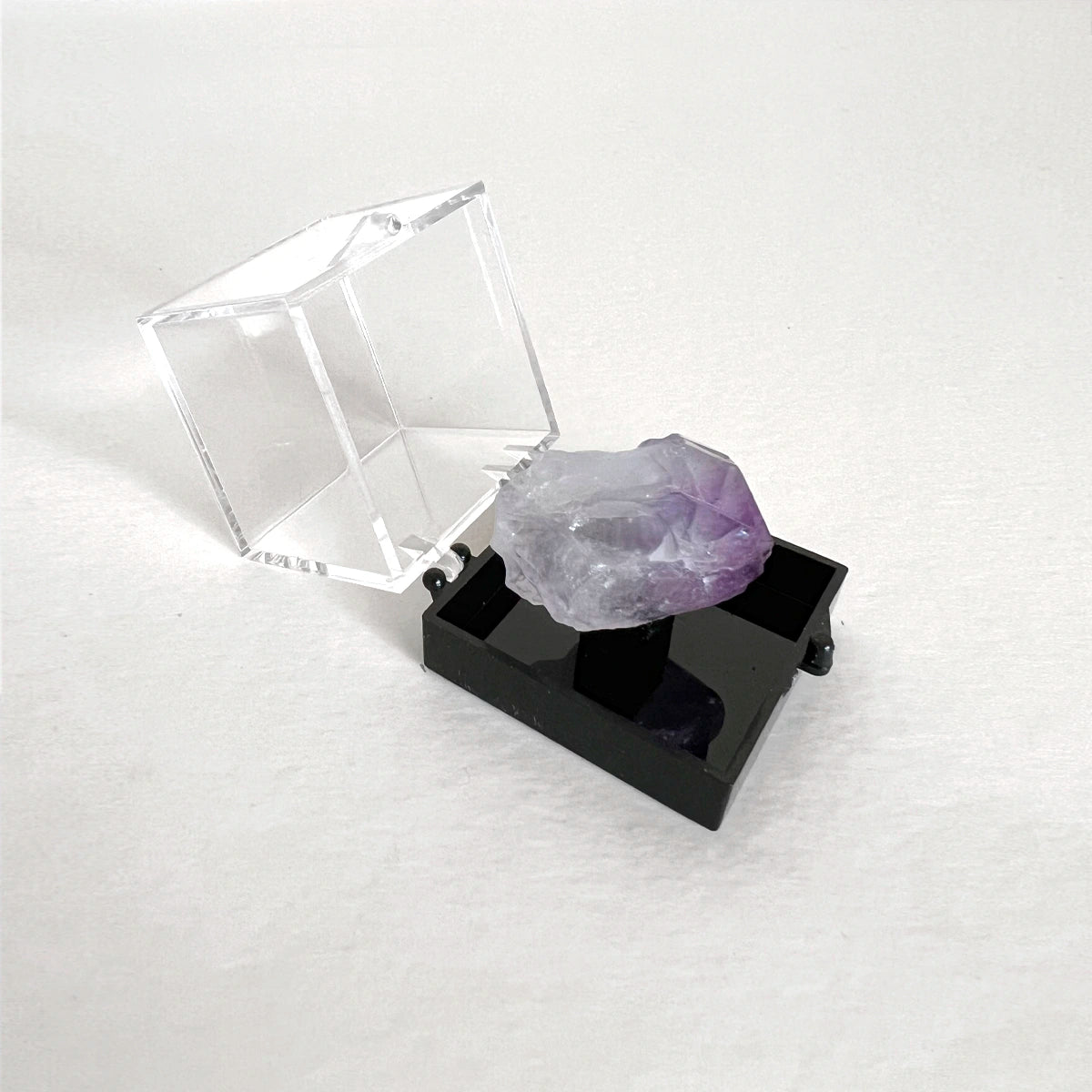 Número 37 amatista en bruto mineral