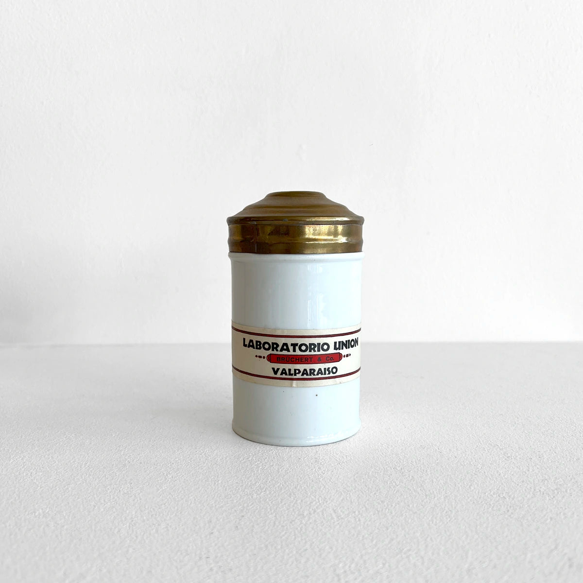 Número37 Frasco farmacéutico de porcelana "Polvos para dientes" antigüedad decoración