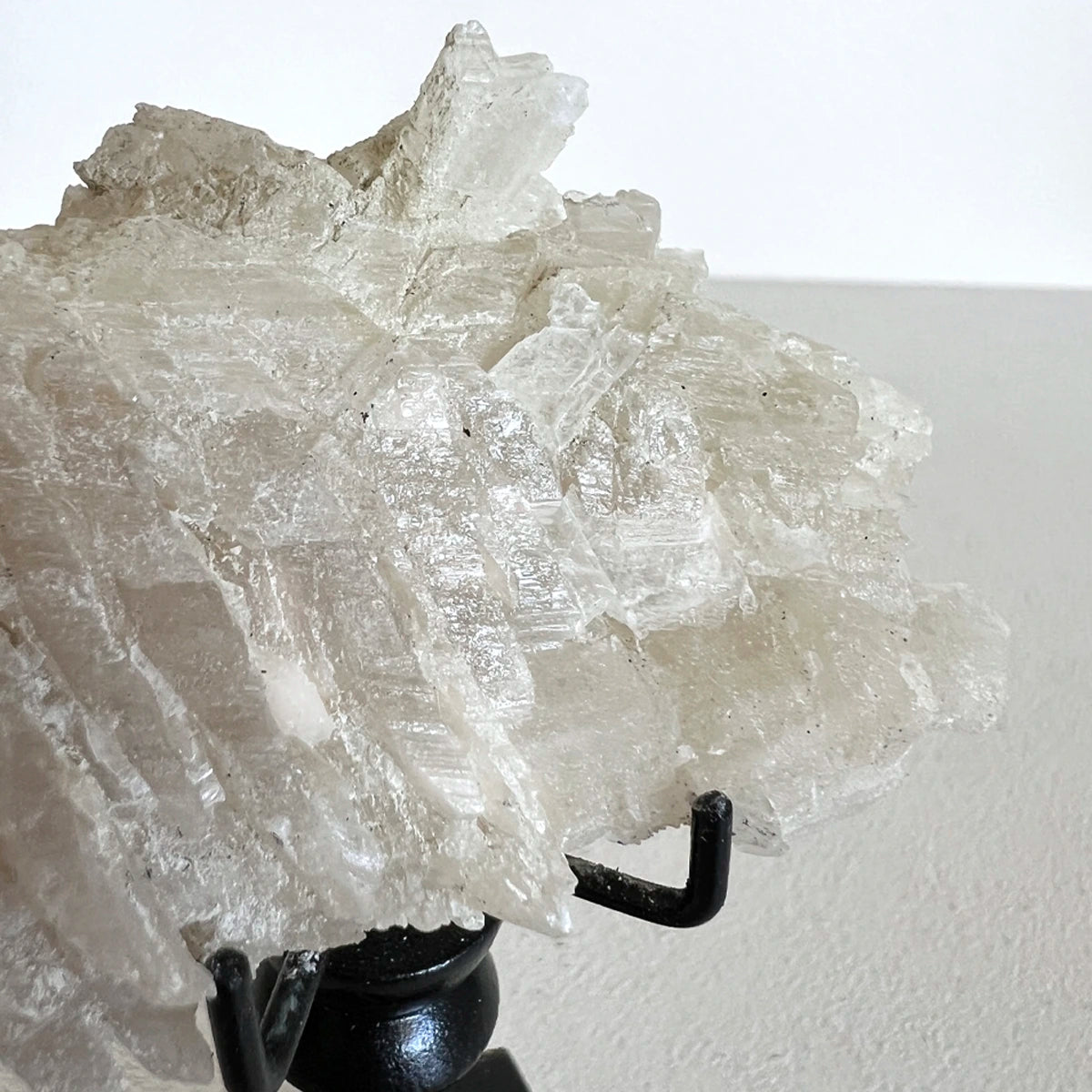 Número37 selenita cristalizada pedestal minerales