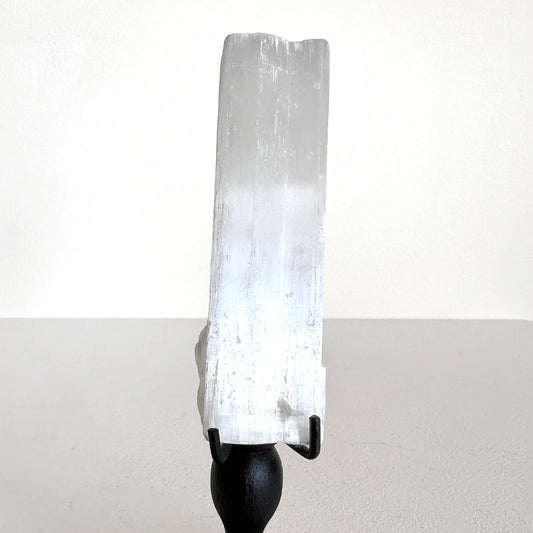 Número37 vara selenita pedestal minerales