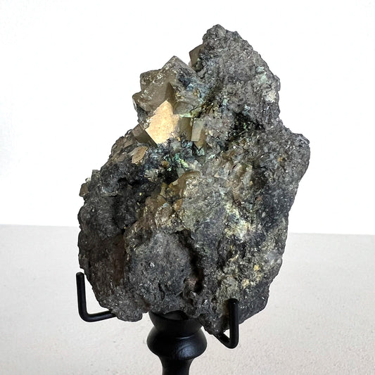 Número37 arsenopirita pedestal minerales 