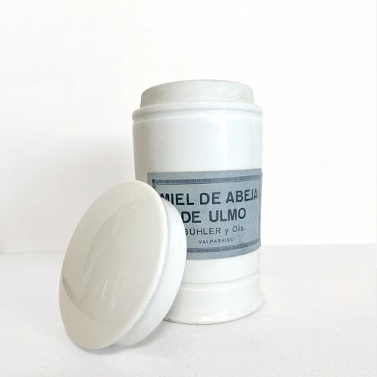 Número37 Frasco farmacéutico de porcelana antigüedades medicina