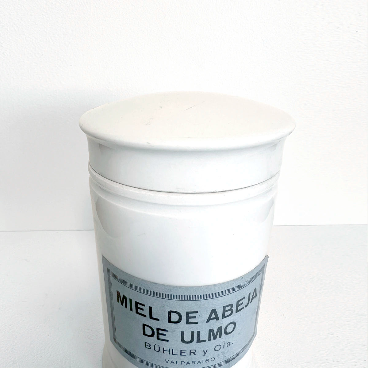 Número37 Frasco farmacéutico de porcelana antigüedades medicina