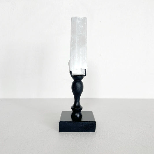 Número37 vara selenita pedestal minerales 